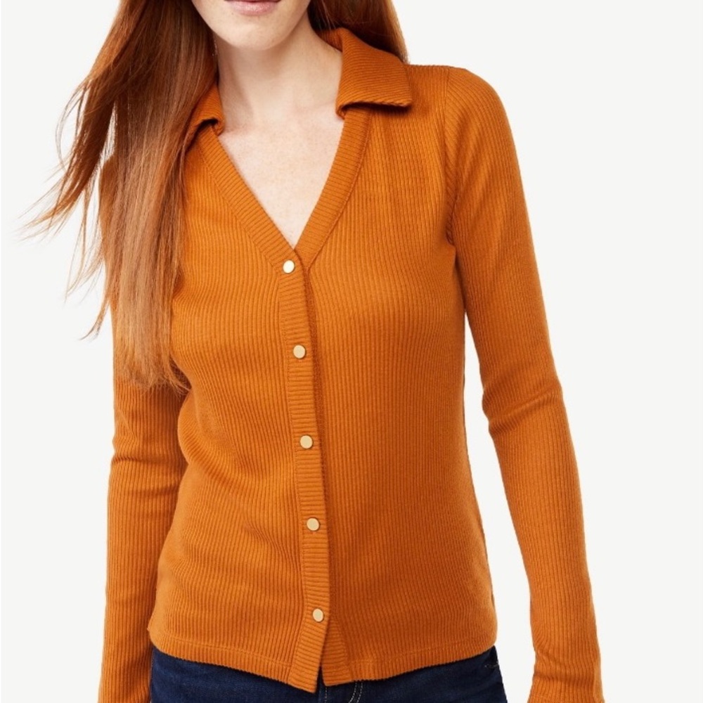 Free Assembly Women’s Open V-neck Collared Cardigan